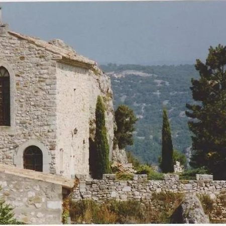 Ancienne Chapelle Du 12E Siecle Restauree En Maison De Caractere Sur Falaise Aigueze Ngoại thất bức ảnh